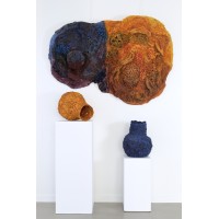 <a href=https://www.galeriegosserez.com/gosserez/artistes/l-c-lab.html> L&C Lab</a> - Biomater - Orange Vase